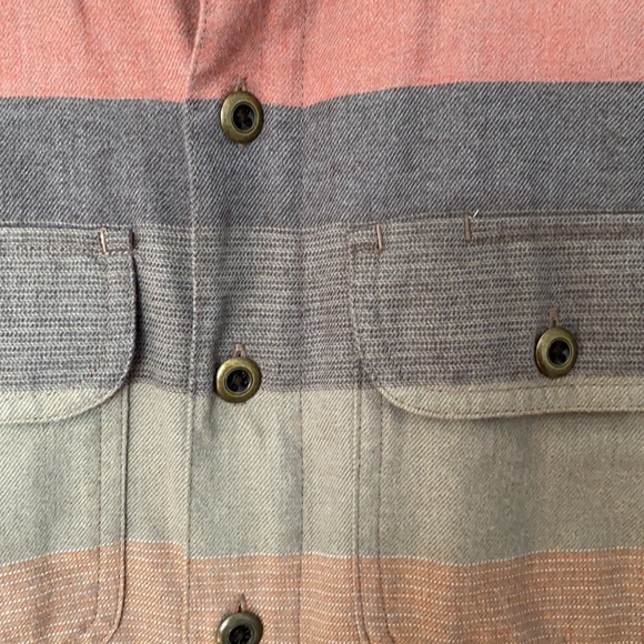 Striped Sherpa Adventure Gear Long-Sleeved Button-Up - Picture 3 of 5